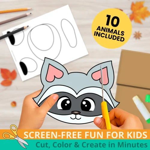 🦉 Spark imagination with these forest animal puppet templates! Great for storytime, dramatic play, and fall or winter animal studies. Instant PDF download!