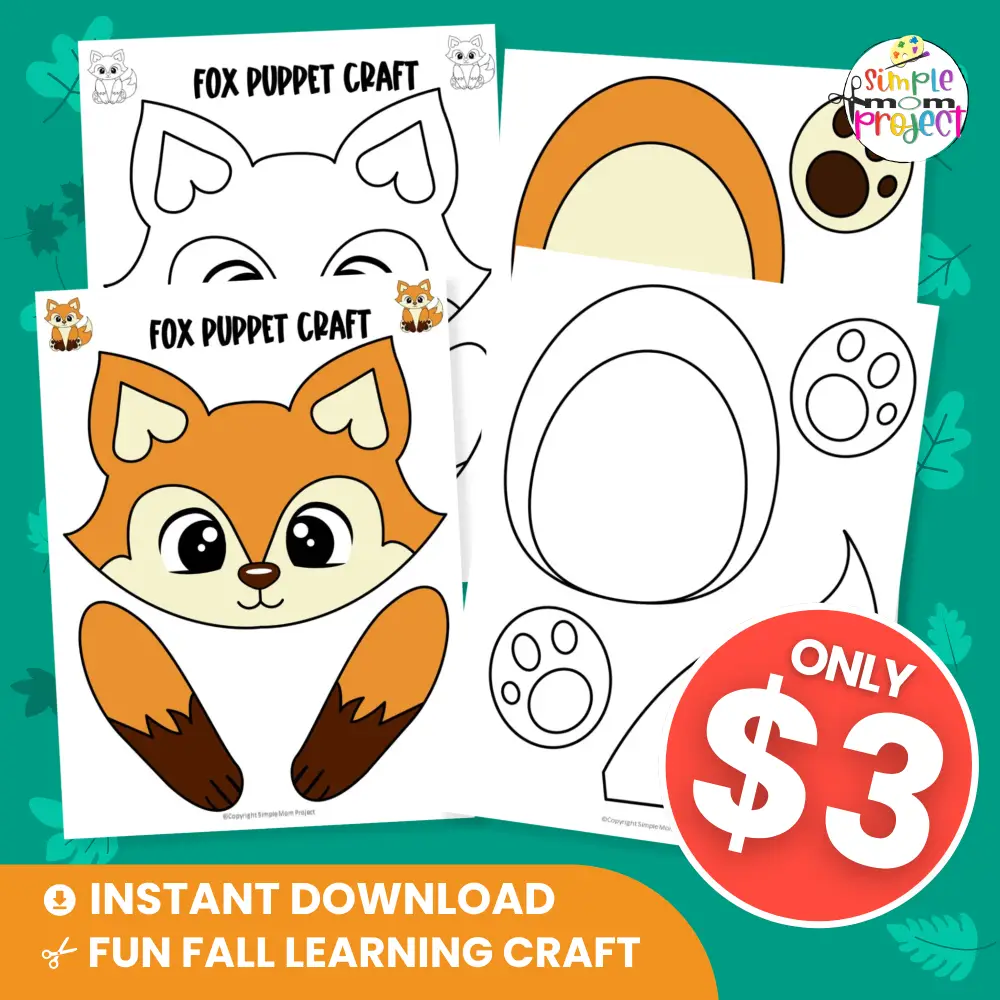 Make storytime spectacular with this Woodland Fox Puppet Printable! Kids can color, cut, and play while learning about forest animals. 🦊✨ #PreschoolCrafts #AnimalCrafts #WoodlandTheme