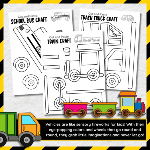 Searching for some super simple black and white vehicle crafts for your little ones? Look no further! These adorable blank vehicle printables are just the ticket for teaching your kiddos all about transportation. Transform our basic templates into spectacular home or classroom decor, or sprinkle them into your imaginative playtime adventures. Don’t miss out—snag your copy today!