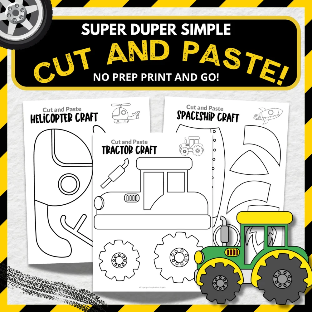 Searching for some super simple black and white vehicle crafts for your little ones? Look no further! These adorable blank vehicle printables are just the ticket for teaching your kiddos all about transportation. Transform our basic templates into spectacular home or classroom decor, or sprinkle them into your imaginative playtime adventures. Don’t miss out—snag your copy today!