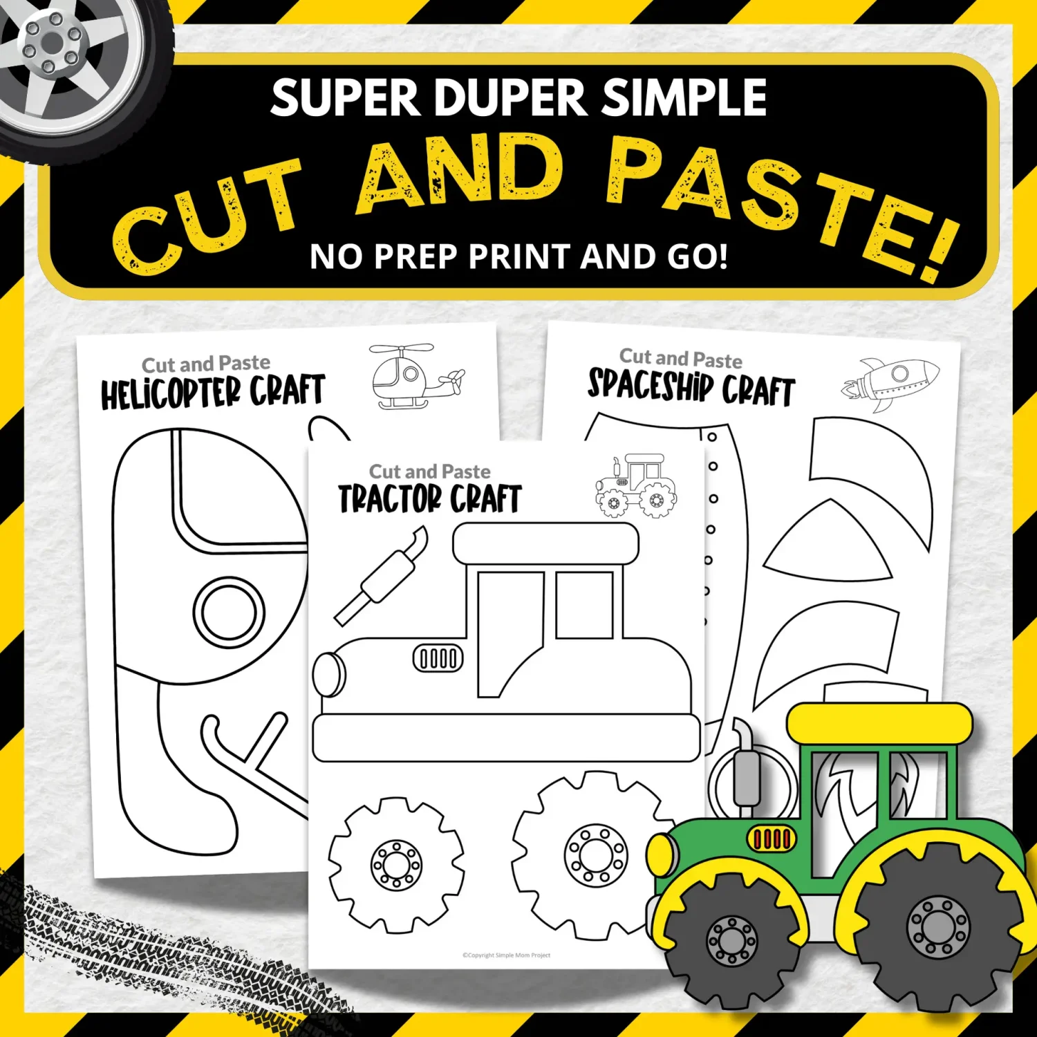Searching for some super simple black and white vehicle crafts for your little ones? Look no further! These adorable blank vehicle printables are just the ticket for teaching your kiddos all about transportation. Transform our basic templates into spectacular home or classroom decor, or sprinkle them into your imaginative playtime adventures. Don’t miss out—snag your copy today!