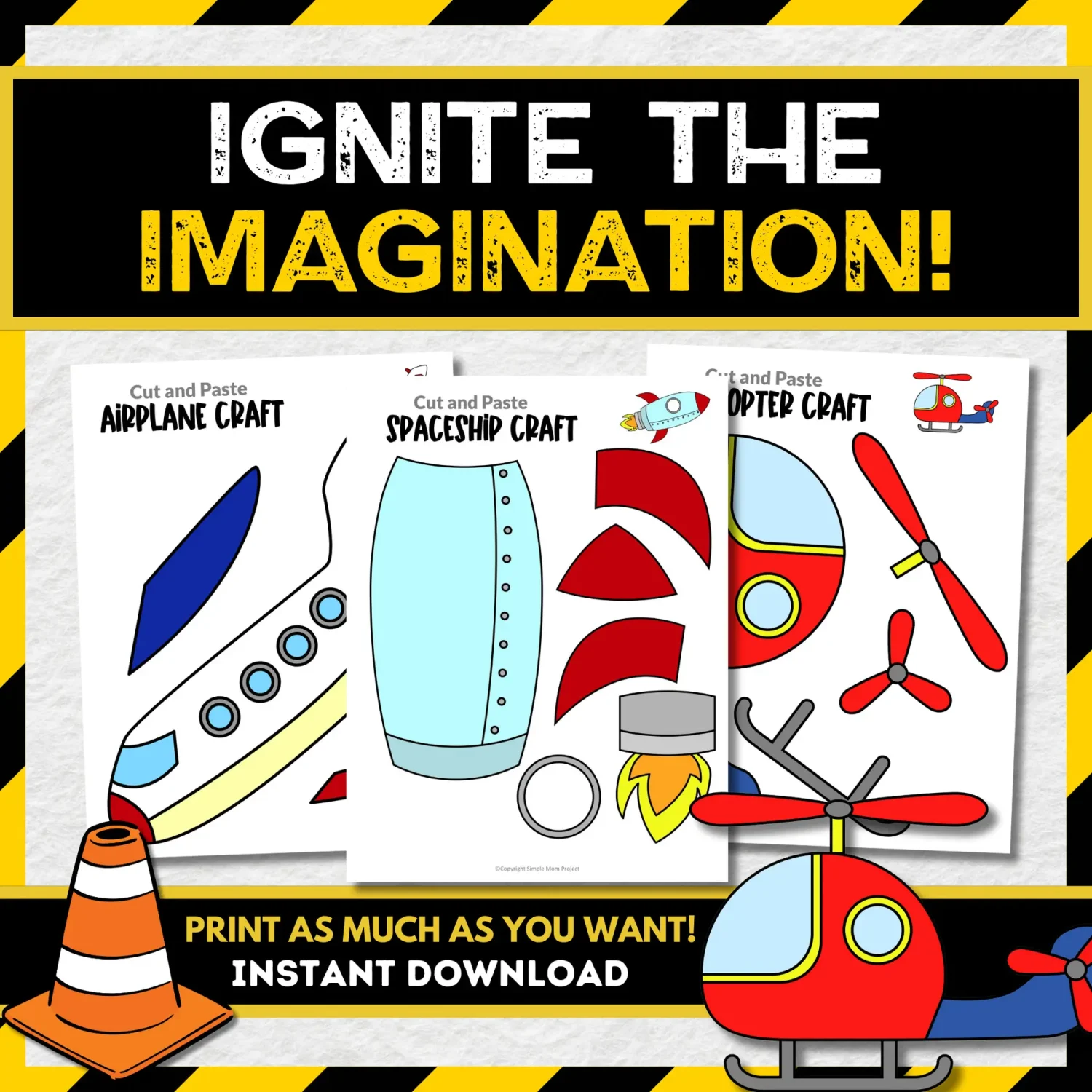 Are you on the hunt for vibrant, full-color printable vehicle crafts to keep your little ones giggling and crafting? Look no further! These adorable vehicle templates are perfect for your transportation-themed lesson plans and artsy escapades. Just snip, snip, and voilà! You've got delightful decorations or entertaining worksheets. So, what are you waiting for? Grab your copy and let the fun roll in!