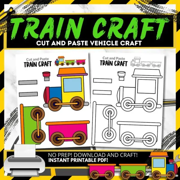 Children can cut out pieces from the template to create their dream train craft, using paints and colors for personalization. This activity offers bonding time and educational fun, making it a great way to enjoy creative moments. Get these printable train templates and start crafting!