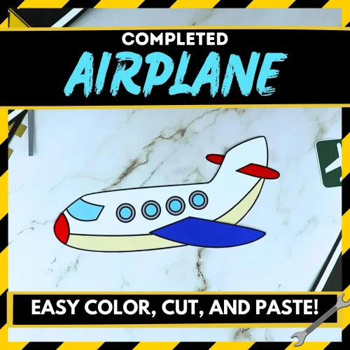Create a fun printable airplane craft with simple supplies at home, suitable for kids of all ages. This project enhances coloring skills, hand-eye coordination, and imagination. Ideal for parties, decorating, or educational fun, it includes step-by-step images, instructions, and a tutorial video for easy crafting. Perfect for family bonding or group activities!
