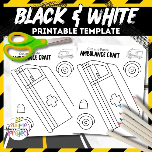 Explore the world of transportation with a printable ambulance craft template, perfect for toddlers to kindergarteners. This fun activity enhances creativity, focus, and motor skills as kids color, cut, and create their own ambulances. The template includes step-by-step instructions, images, and a tutorial video, making it an enjoyable family bonding activity with endless possibilities for playtime and decorations.