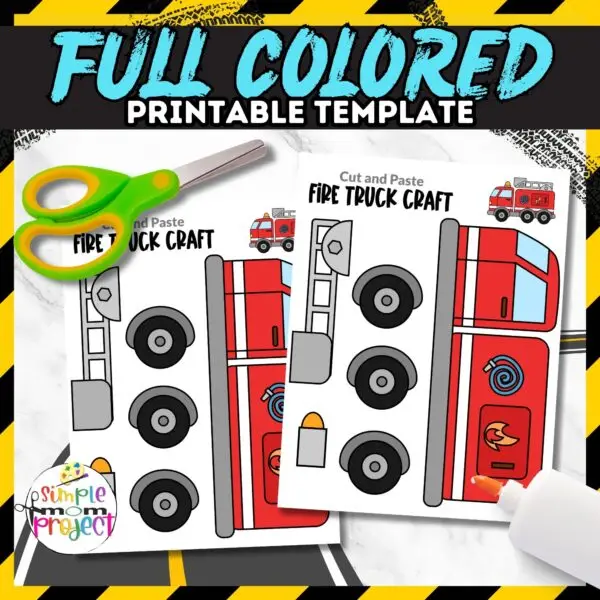 Looking for a fun fire truck craft for kids? This printable fire truck template is perfect for preschoolers and kindergarteners. Simply color, cut, and glue to create your fire truck. Incorporate recyclables for more project ideas. Pair it with books about vehicles or firefighters for added inspiration. Enjoy endless crafting possibilities and spread the joy today!