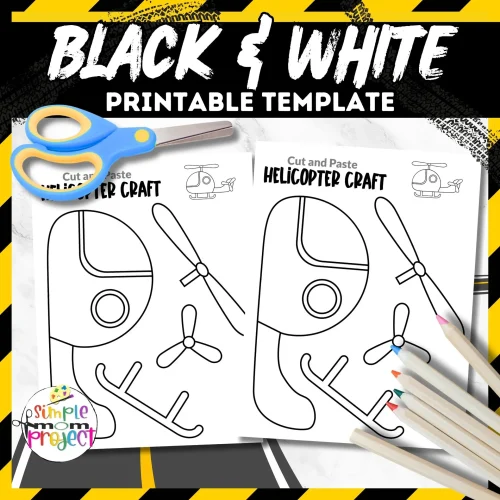 Looking for weekend fun with kids? Try this printable helicopter craft! It's perfect for toddlers to kindergarteners, introducing them to vehicles and the "H" sound. This DIY template enhances coloring, cutting, and sticking skills while allowing creativity for stencils or cards. In just 5 minutes, it becomes a family favorite, creating unforgettable memories together.