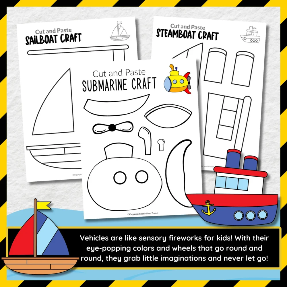 Are you on the hunt for a snazzy black and white printable template for your little ones? Look no further! These simple black and white vehicle crafts are just the ticket for kiddos of all ages, from tiny tots to preschoolers and kindergarten stars. Use these templates to rev up your lessons on transportation and colors! Don’t wait—snag your copy now!