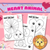 Looking for blank printable heart shaped animal craft templates to do with your kids? These black and white printable heart animal crafts are the perfect coloring activities to your toddlers and preschoolers. Let your kids decorate their black and white heart shaped animal templates however they like. These blank printable heart crafts are fun to turn into adorable puppet crafts for your kids to play with for hours. Be sure to purchase your printable heart animal templates now!