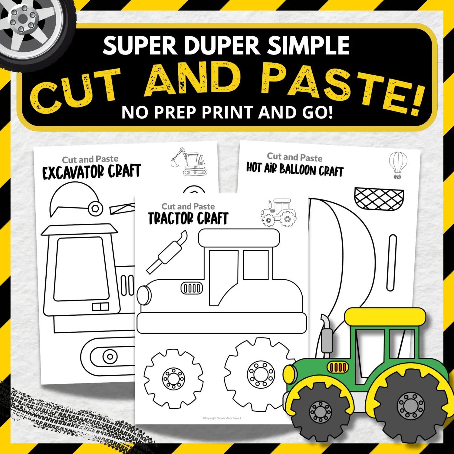 Are you in search of a simple, step-by-step cut-and-paste activity for your toddlers? Click now to access black and white printable vehicle templates for creating adorable paper crafts! These straightforward printable vehicle crafts are ideal for children learning about different modes of transportation. Kids of all ages, including kindergartners and older, will enjoy crafting these easy printable vehicle cut-and-paste projects!