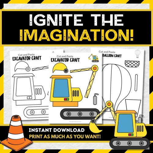 On the hunt for super fun and simple activities for your little ones? Well, search no more! This printable vehicle-themed craft bundle is here to rev up the fun for hours while giving those tiny fingers a workout! Use it for arts and crafts or sprinkle in some learning magic. Don't miss out—grab your printable vehicle templates today and let the creative chaos begin!