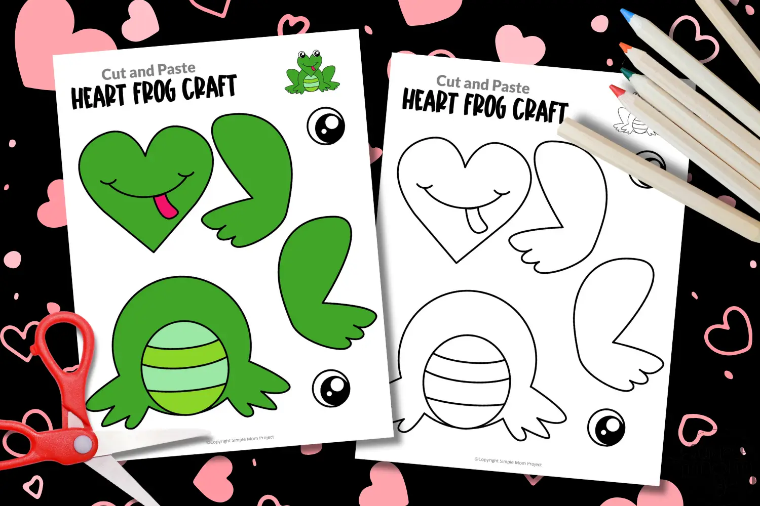 Get ready to explore crafting with a heart-shaped frog project that's easy for kids to make. This craft teaches shapes and is great for homemade cards, party decor, and inspiring creativity. Share the printable frog template with family and friends for memorable crafting moments!