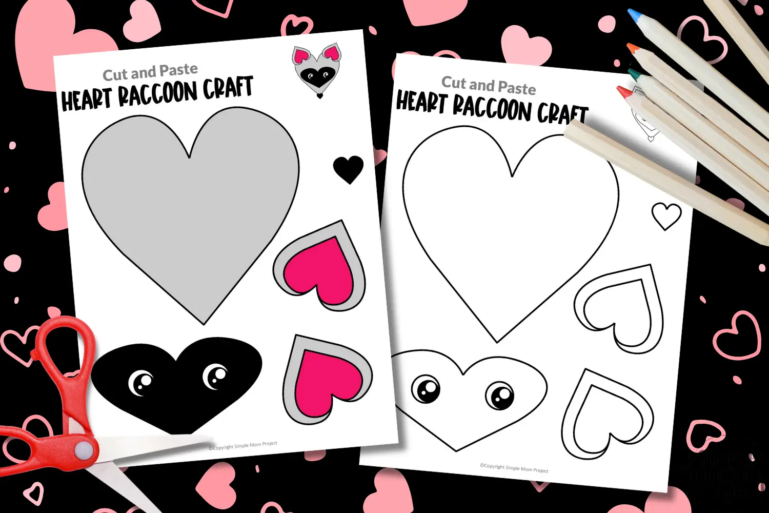 Are you passionate about crafting adorable creatures? Try our heart raccoon cut-and-paste project, perfect for all ages! This printable craft keeps kids engaged while boosting creativity and fine motor skills. Ideal for coloring, decorating, and homeschooling, the template is versatile. Follow our simple guide or watch the tutorial video to create your own heart raccoon. Let the crafting fun begin!