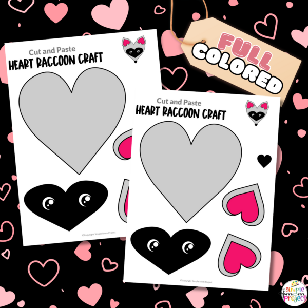 Are you passionate about crafting adorable creatures? Try our heart raccoon cut-and-paste project, perfect for all ages! This printable craft keeps kids engaged while boosting creativity and fine motor skills. Ideal for coloring, decorating, and homeschooling, the template is versatile. Follow our simple guide or watch the tutorial video to create your own heart raccoon. Let the crafting fun begin!