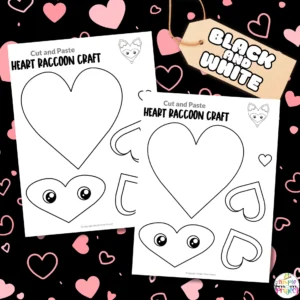 Are you passionate about crafting adorable creatures? Try our heart raccoon cut-and-paste project, perfect for all ages! This printable craft keeps kids engaged while boosting creativity and fine motor skills. Ideal for coloring, decorating, and homeschooling, the template is versatile. Follow our simple guide or watch the tutorial video to create your own heart raccoon. Let the crafting fun begin!
