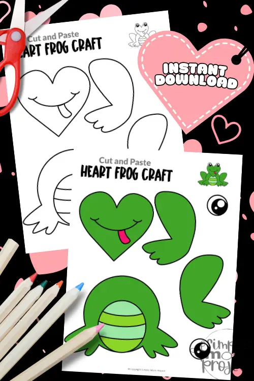 Get ready to explore crafting with a heart-shaped frog project that's easy for kids to make. This craft teaches shapes and is great for homemade cards, party decor, and inspiring creativity. Share the printable frog template with family and friends for memorable crafting moments!