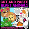 Are you looking for easy printable paper heart animal crafts to do with your preschool or kindergarten kids this weekend? These simple heart animal crafts are great for wall art or grab some brown paper bags and make cute heart animal puppets! Your kids can even glue them on to construction papers for handmade heart animal greeting cards. Make sure to grab your heart animal craft bundle set today!