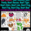 Are you looking for easy printable paper heart animal crafts to do with your preschool or kindergarten kids this weekend? These simple heart animal crafts are great for wall art or grab some brown paper bags and make cute heart animal puppets! Your kids can even glue them on to construction papers for handmade heart animal greeting cards. Make sure to grab your heart animal craft bundle set today!