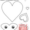 Printable Heart Raccoon Cut and Paste Craft Template for Toddlers, Preschoolers, and Kindergarteners