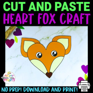 Looking for a simple heart shaped fox craft for your toddler, preschool or kindergarten kids to color and have fun with? This easy printable heart fox craft is simple cut and paste patterns to keep your little ones busy for hours. Turn this printable heart fox template into a variety of useful crafts using a few supplies that you probably already have at home. Click now to grab this printable heart shaped fox template today!