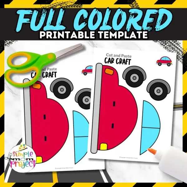 If you're seeking a fun family activity, try this simple printable car craft. It's ideal for teaching kids transportation modes or the letter C sound. This DIY papercraft enhances fine motor skills, hand-eye coordination, focus, imagination, and creativity. Use the cute car template for decorations, greeting cards, and more. The process is easy with step-by-step pictures and a tutorial video included. Print multiple templates to share with family and friends!