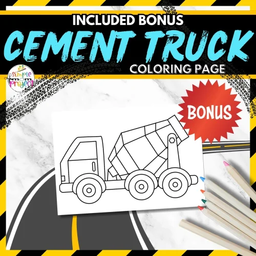 Engage young builders with a fun cement truck craft printable! This template helps preschoolers and kindergartners improve scissor skills while enjoying creative activities. It's perfect for decor, cards, and projects, making quality time both fun and educational. With minimal prep needed, this downloadable cement truck template set is a great resource for home or classroom creativity!