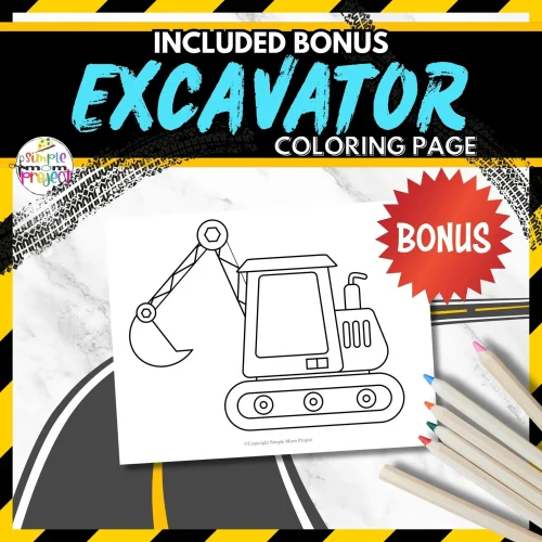 Explore endless fun with our printable excavator craft, perfect for stimulating creativity and imaginative play. This engaging activity involves coloring and crafting, allowing children to bring their own excavator to life. Enhance the construction excavator craft using recycled materials for added creativity, and pair it with stories about construction to enrich the experience. It's a great way to foster creativity, fine motor skills, and storytelling in one enjoyable package. Happy crafting!