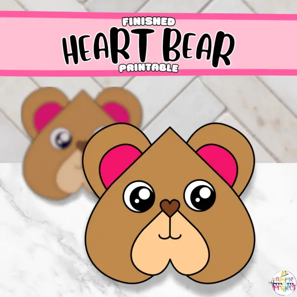 Looking for a fun weekend project for kids? Try crafting our heart-shaped bear, a favorite in animal crafts! This printable activity enhances children's coloring, cutting, and pasting skills while teaching about the letter B, shapes, and fun bear facts. Enjoy a creative and whimsical experience with our snip-and-stick heart bear craft! ❤️