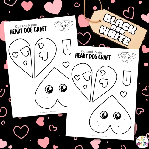 Enjoy making this delightful heart-shaped dog craft with a printable template that includes easy instructions and a tutorial video. It's a fun way to introduce kids to dogs or the "D" sound. Once finished, display the crafts proudly! You can also print multiple templates for family crafting fun. Let the creativity begin!