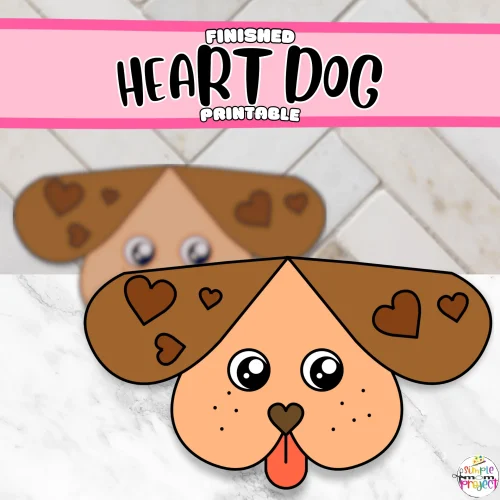 Enjoy making this delightful heart-shaped dog craft with a printable template that includes easy instructions and a tutorial video. It's a fun way to introduce kids to dogs or the "D" sound. Once finished, display the crafts proudly! You can also print multiple templates for family crafting fun. Let the creativity begin!
