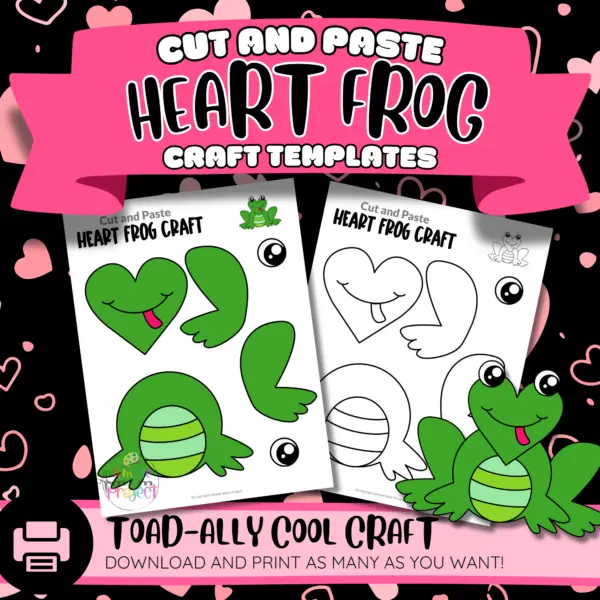 Get ready to explore crafting with a heart-shaped frog project that's easy for kids to make. This craft teaches shapes and is great for homemade cards, party decor, and inspiring creativity. Share the printable frog template with family and friends for memorable crafting moments!