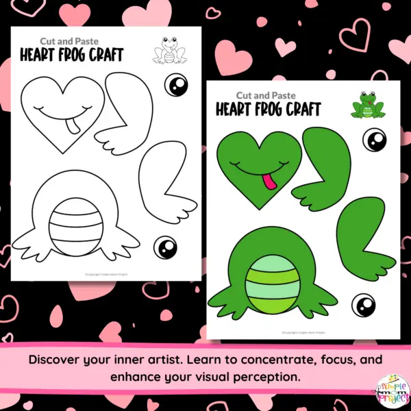 Get ready to explore crafting with a heart-shaped frog project that's easy for kids to make. This craft teaches shapes and is great for homemade cards, party decor, and inspiring creativity. Share the printable frog template with family and friends for memorable crafting moments!