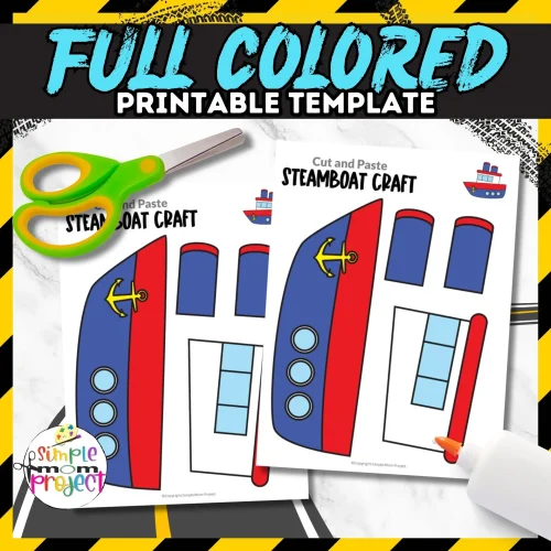 Embark on a creative adventure with a printable steamboat craft for kids! This engaging steamboat project enhances lessons on transportation and helps children develop motor skills, focus, and creativity. Follow our easy step-by-step guide or watch the tutorial video. Share this fun craft with loved ones and enjoy a crafting journey together!
