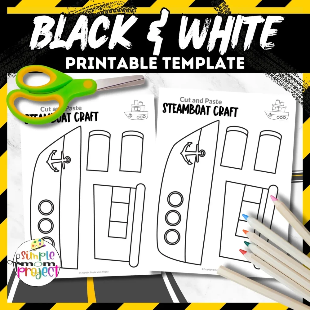 Embark on a creative adventure with a printable steamboat craft for kids! This engaging steamboat project enhances lessons on transportation and helps children develop motor skills, focus, and creativity. Follow our easy step-by-step guide or watch the tutorial video. Share this fun craft with loved ones and enjoy a crafting journey together!