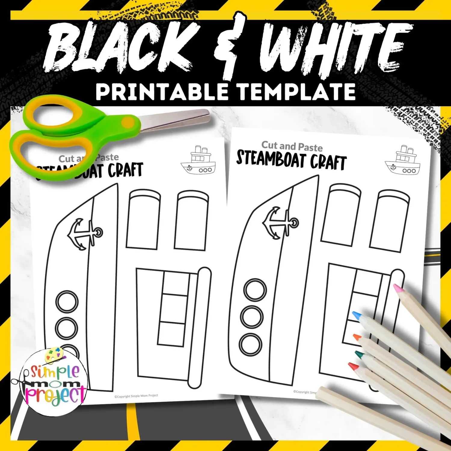 Embark on a creative adventure with a printable steamboat craft for kids! This engaging steamboat project enhances lessons on transportation and helps children develop motor skills, focus, and creativity. Follow our easy step-by-step guide or watch the tutorial video. Share this fun craft with loved ones and enjoy a crafting journey together!