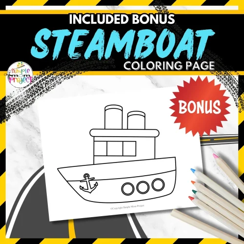 Embark on a creative adventure with a printable steamboat craft for kids! This engaging steamboat project enhances lessons on transportation and helps children develop motor skills, focus, and creativity. Follow our easy step-by-step guide or watch the tutorial video. Share this fun craft with loved ones and enjoy a crafting journey together!