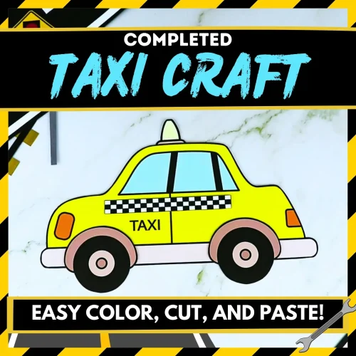 Craft time is essential for keeping kids entertained at home! Check out our fun taxi cab craft template available in black and white or vibrant colors to enhance coloring, cutting, and sticking skills. Incorporate recycled materials for eco-friendly creativity. Follow our easy step-by-step guide with pictures, written instructions, and a tutorial video for a great family crafting experience!