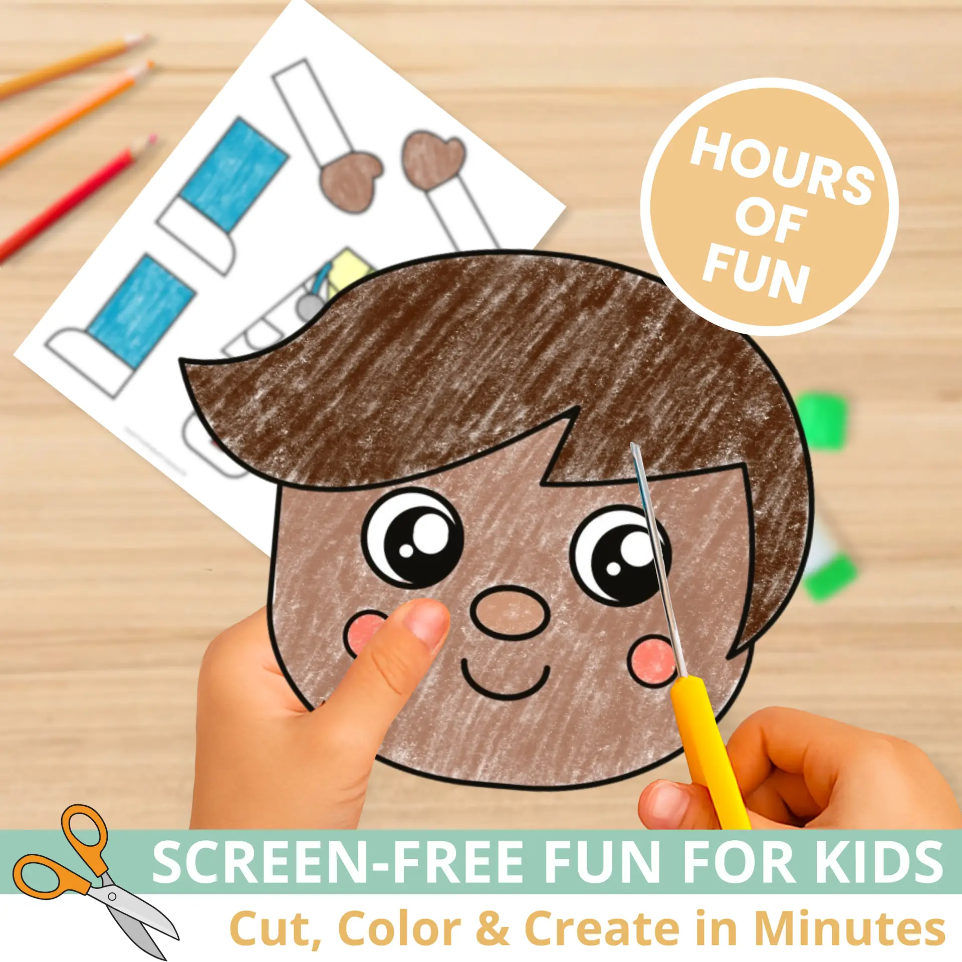 Kids will love making their own Doctor Puppet during community helper week! This hands-on craft includes diverse skin tones and a B&W option—perfect for preschool and kindergarten activities.