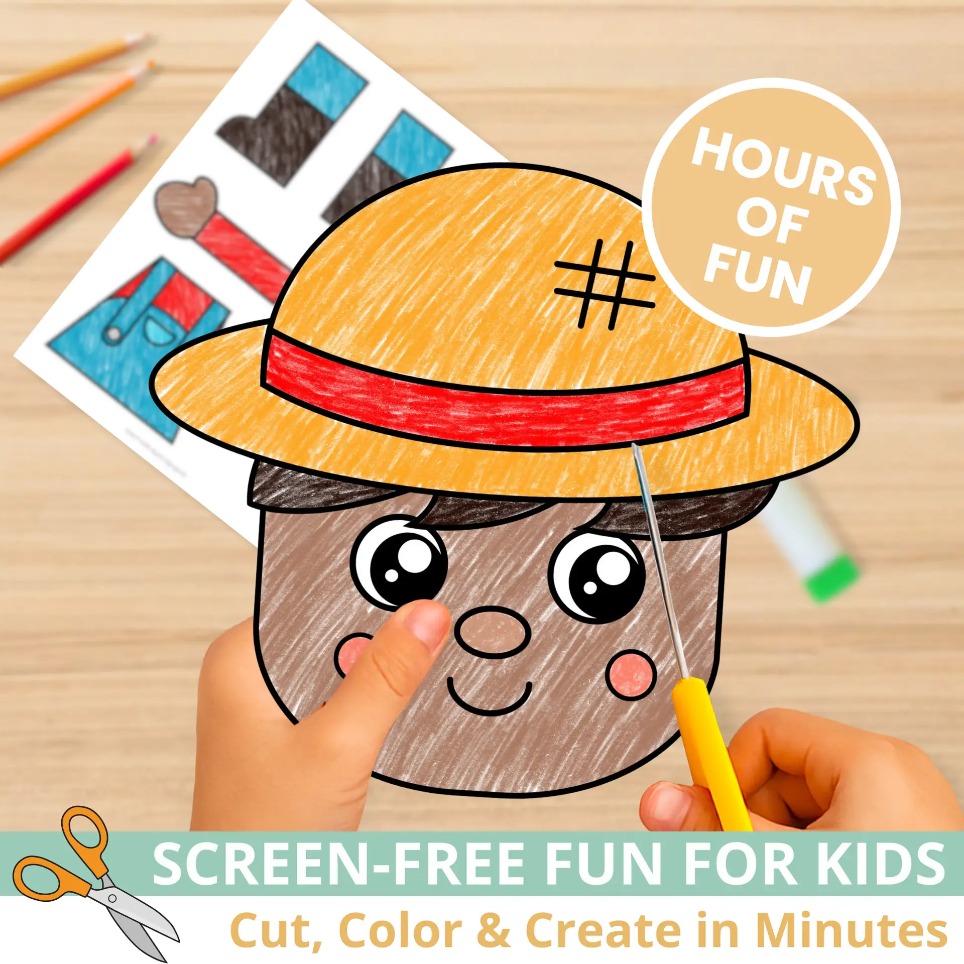 Kids will love making their own Farmer Puppet during farm week or community helper lessons! This printable craft includes diverse skin tones and a B&W coloring version—perfect for preschool and kindergarten.