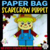 Are you looking for fun fall crafts to do with your toddler, preschool and kindergarten kids? This printable scarecrow paper bag puppet is what you need! Cut out the scarecrow pieces and glue them on your small paper lunch bag for a cute scarecrow puppet craft. This cool scarecrow paper bag puppet is best to use for your fall or autumn theme decoration or puppet show. Click now to get your printable scarecrow puppet template today!