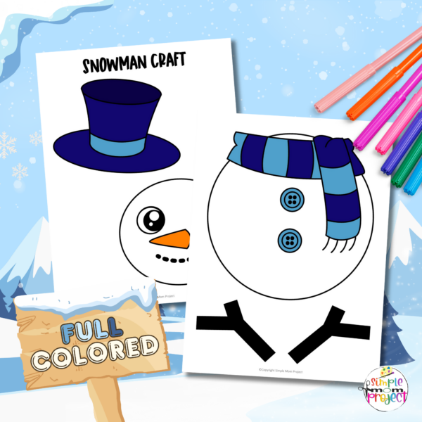 Are you a fan of Olaf or do you want to build a snowman? If so, this printable snowman paper bag puppet craft is the ideal activity for kids who love the Frozen movie or just like making diy puppets. Use this diy snowman puppet craft on your winter themed puppet show or alphabet lessons, especially the letter S. It’s a quick and easy preschool craft activity suitable for kids of all ages. Take out all your crafting materials and grab a copy of these printable snowman puppet templates now.