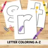 Get ready to explore the Printable Lower Case Alphabet Template cutouts to engage the little ones! Step into a realm where education merges with enjoyment and imagination using these fantastic templates. Witness the children's excitement as they color each letter with a variety of crayons, enhancing their ABC knowledge and precision in cutting.