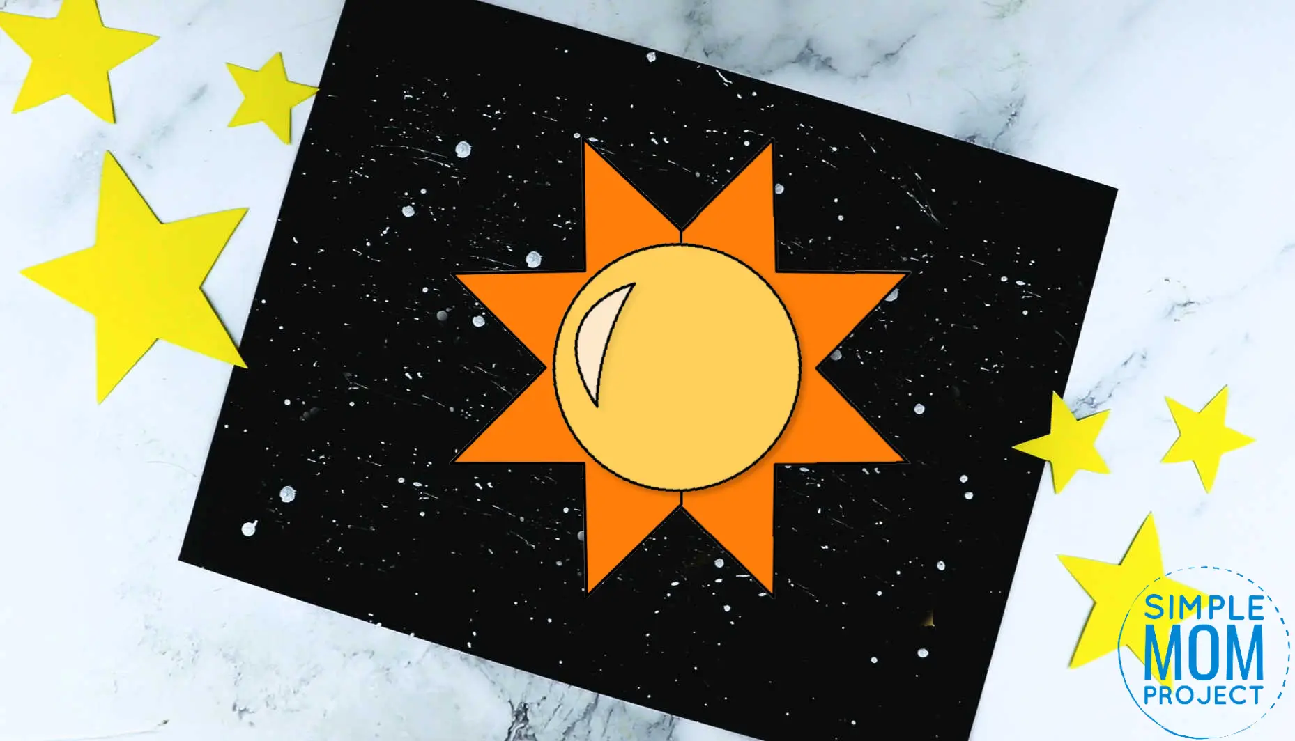 Printable Sun Craft for Preschoolers, Toddlers and Kindergartners 3