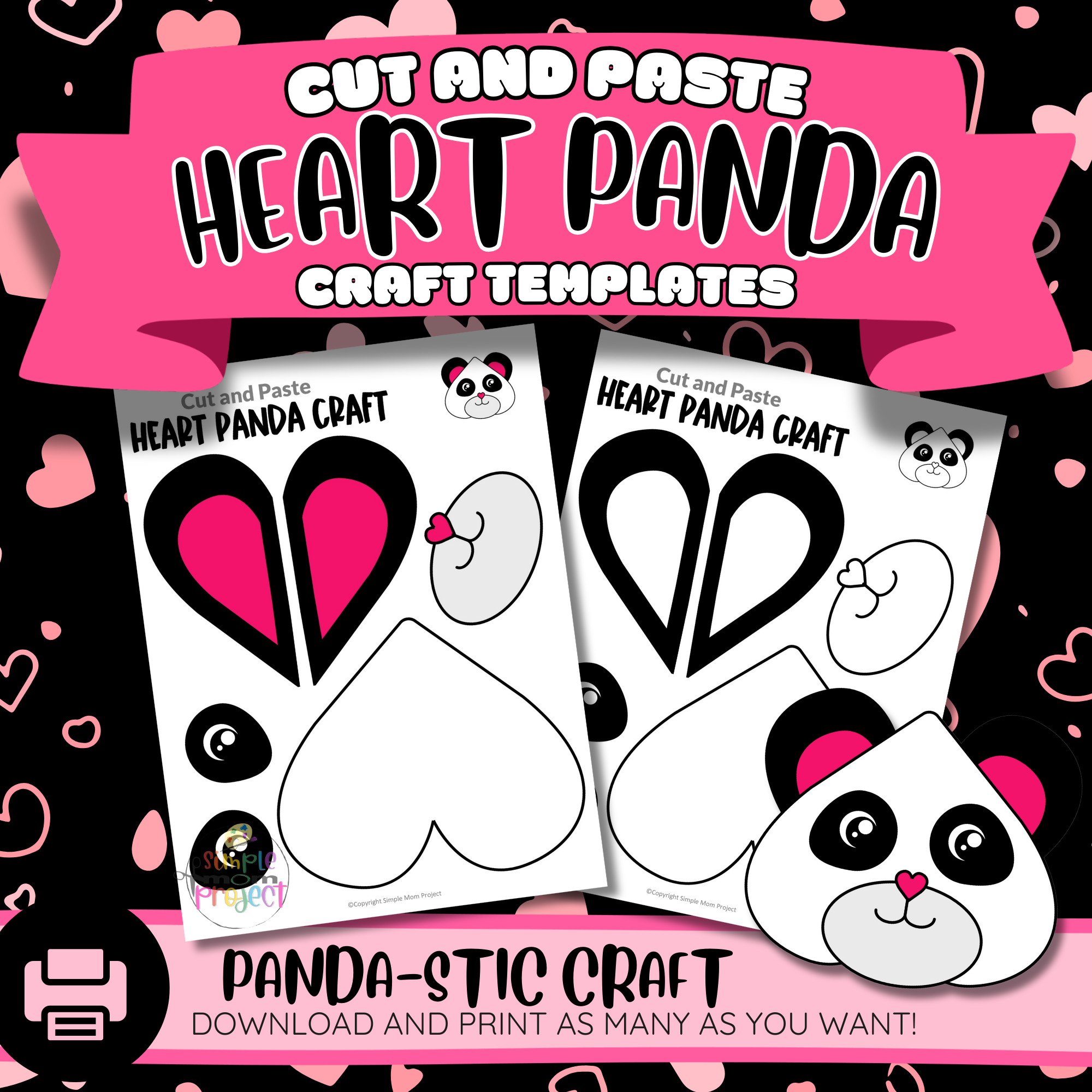 Prepare for a fun weekend crafting adventure with your kids by creating a heart-shaped panda project! This engaging activity enhances fine motor skills and encourages creativity. Using a simple template, transform it into a panda puppet, invitations, or colorful decorations. This craft introduces children to pandas, shapes, and the letter 'P,' making it a wonderful blend of creativity and learning! Let the crafting magic begin!