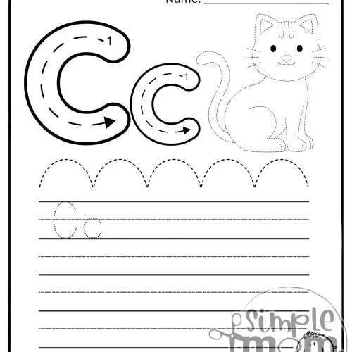 Alphabet Tracing Printable Worksheet Book | ABC Tracing Activity | A-Z Handwriting Practice | Alphabet Letter Writing | Letter Formation