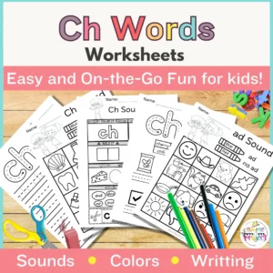 These awesome worksheets are like secret agents on a mission to supercharge kids' phonics skills and conquer the mighty "ch" sound in the most epic way possible! With exciting coloring quests and brain-teasing word hunts, each task is a treasure trove of fun waiting to be explored. Parents and teachers are in for a treat with this mix of activities that spark imagination and puzzle-solving skills. Get ready to dive into a colorful world of "ch" words armed with crayons, pencils, and a spirit of adventure!