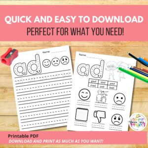 These awesome worksheets are like secret agents on a mission to supercharge kids' phonics skills and conquer the mighty "ad" sound in the most epic way possible! With exciting coloring quests and brain-teasing word hunts, each task is a treasure trove of fun waiting to be explored. Parents and teachers are in for a treat with this mix of activities that spark imagination and puzzle-solving skills. Get ready to dive into a colorful world of "ad" words armed with crayons, pencils, and a spirit of adventure!