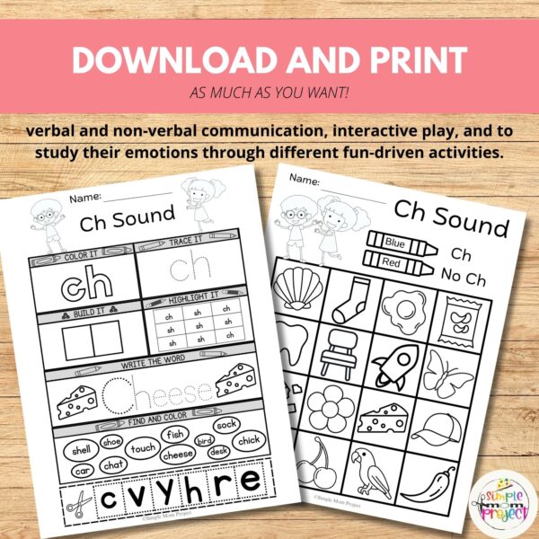 These awesome worksheets are like secret agents on a mission to supercharge kids' phonics skills and conquer the mighty "ch" sound in the most epic way possible! With exciting coloring quests and brain-teasing word hunts, each task is a treasure trove of fun waiting to be explored. Parents and teachers are in for a treat with this mix of activities that spark imagination and puzzle-solving skills. Get ready to dive into a colorful world of "ch" words armed with crayons, pencils, and a spirit of adventure!