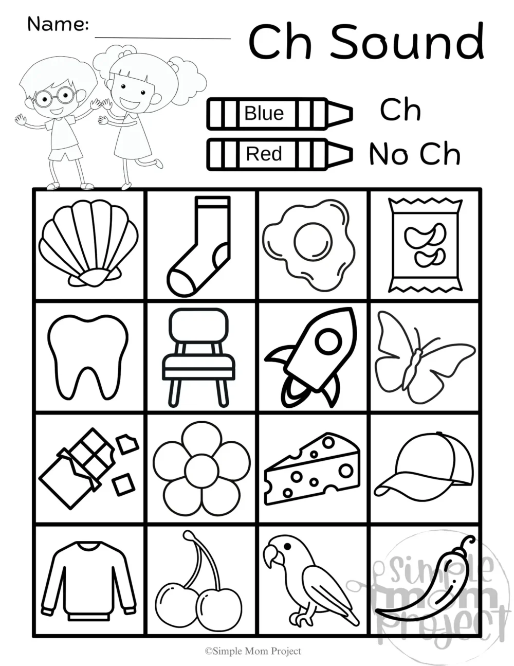 These awesome worksheets are like secret agents on a mission to supercharge kids' phonics skills and conquer the mighty "ch" sound in the most epic way possible! With exciting coloring quests and brain-teasing word hunts, each task is a treasure trove of fun waiting to be explored. Parents and teachers are in for a treat with this mix of activities that spark imagination and puzzle-solving skills. Get ready to dive into a colorful world of "ch" words armed with crayons, pencils, and a spirit of adventure!