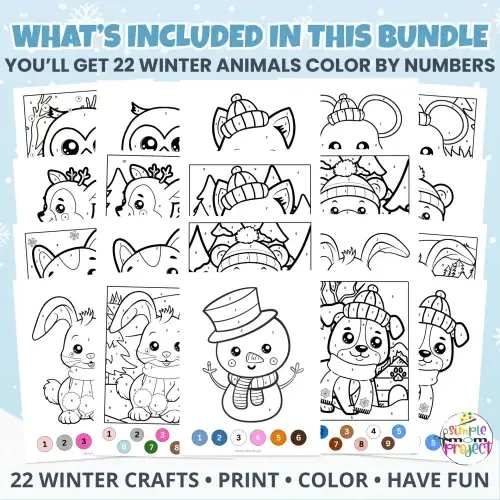 ☃️ Add cozy fun to your classroom with this winter color-by-number set! Great for math centers, early finishers, and morning tubs.